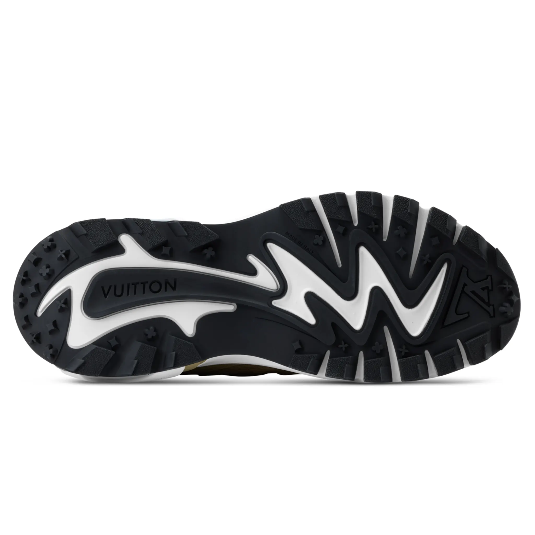 Sole View of Louis Vuitton LV Runner Tatic Khaki Sneaker NVPROD6360116V